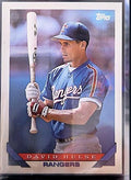 1993 Topps David Hulse #118 front, cropped to the card