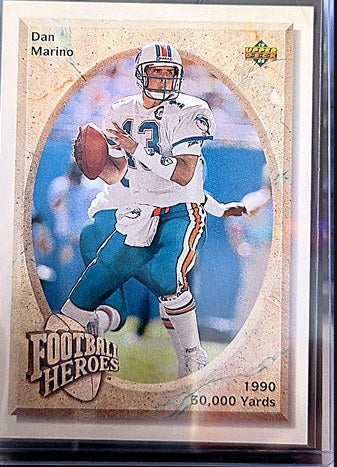1992 Upper Deck Dan Marino #34 front, cropped to the card