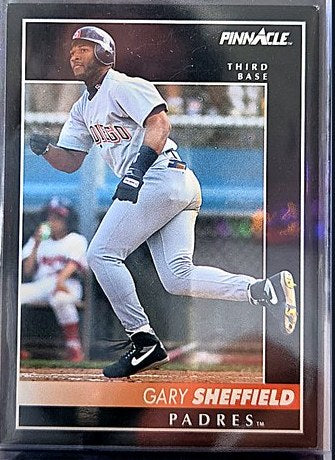 1992 Pinnacle Gary Sheffield #235 front, cropped to the card
